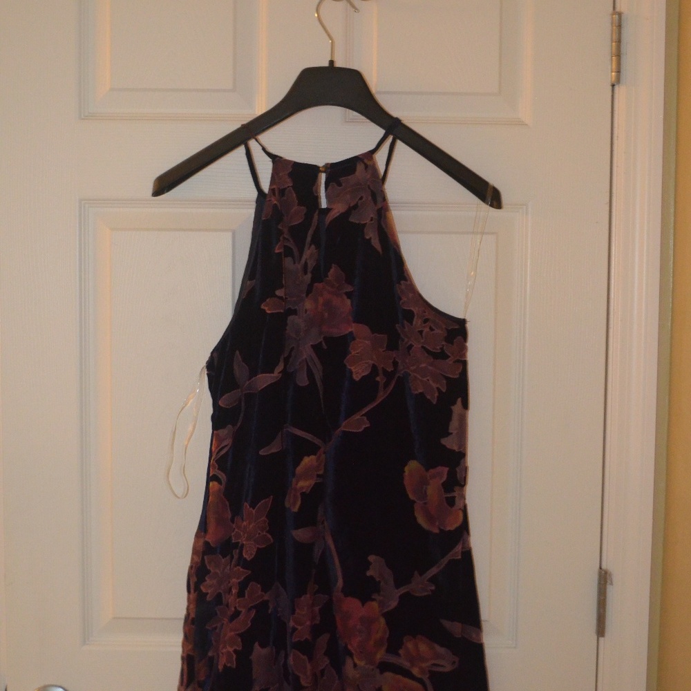 Entro Navy Burnout dress